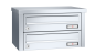 Preview: RENZ Briefkastenanlage Aufputz, Tetro, Edelstahl V4A, Kastenformat 370x110x270mm, 2-teilig